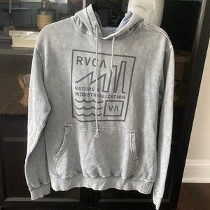 RVCA Grey Hoodie Nature X Industrialization